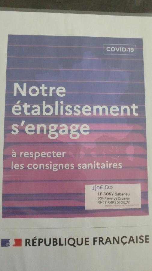 Le Cosy Cabarieu Bed & Breakfast Saint-Andre-de-Cubzac Luaran gambar